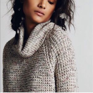 Free People Dylan tweed turtleneck